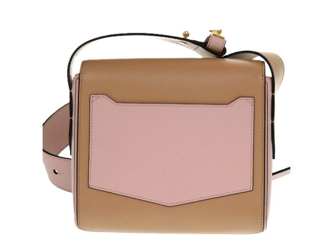 Borsa a Spalla in Pelle Eden di Givenchy Marrone Rosa Bianco - vista 3