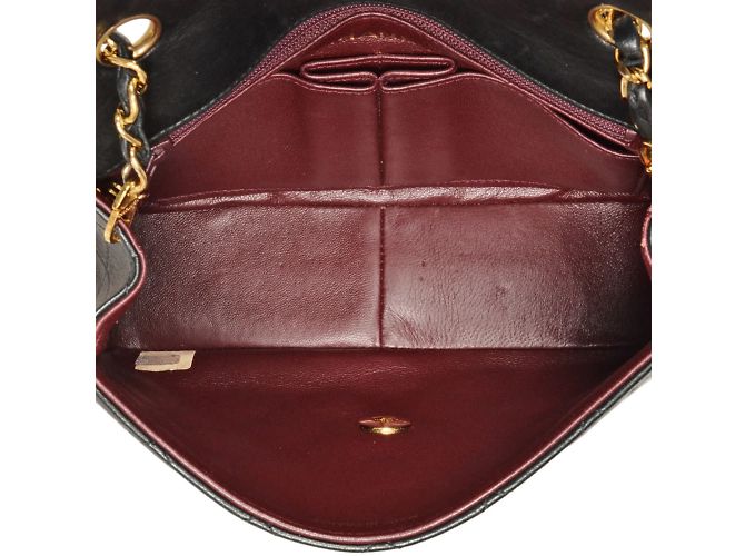 Borsa a Spalla Chanel Mini Matelassé 20 Nero - vista 6