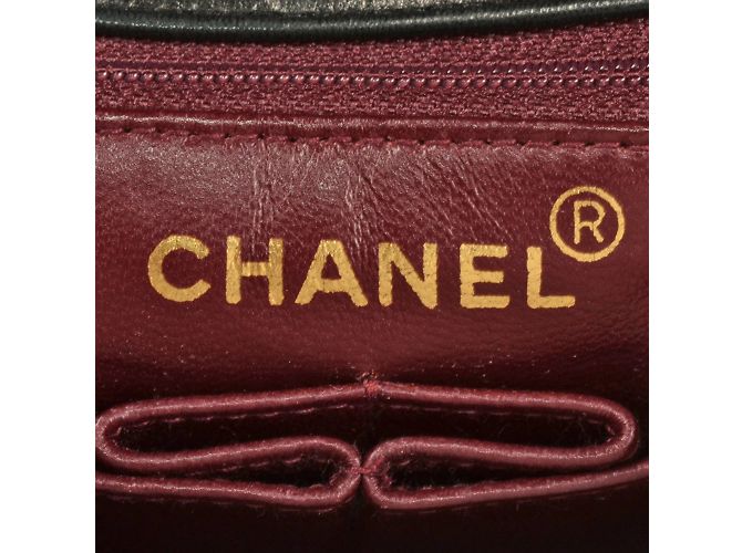 Borsa a Spalla Chanel Mini Matelassé 20 Nero - vista 7