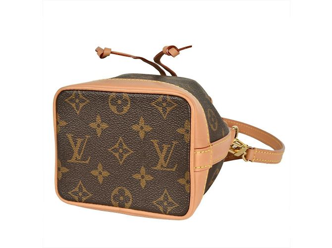 Noe Borsa a Spalla Nano Noé Louis Vuitton Marrone Monogramma - vista 5