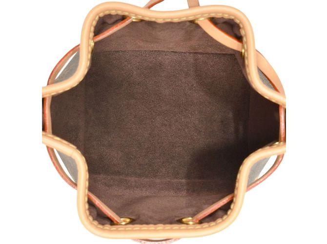 Noe Borsa a Spalla Nano Noé Louis Vuitton Marrone Monogramma - vista 6