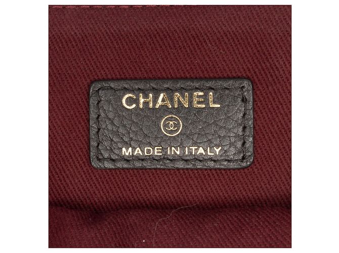 Clutch Neo Executive in pelle di vitello nera Chanel Nero - vista 5