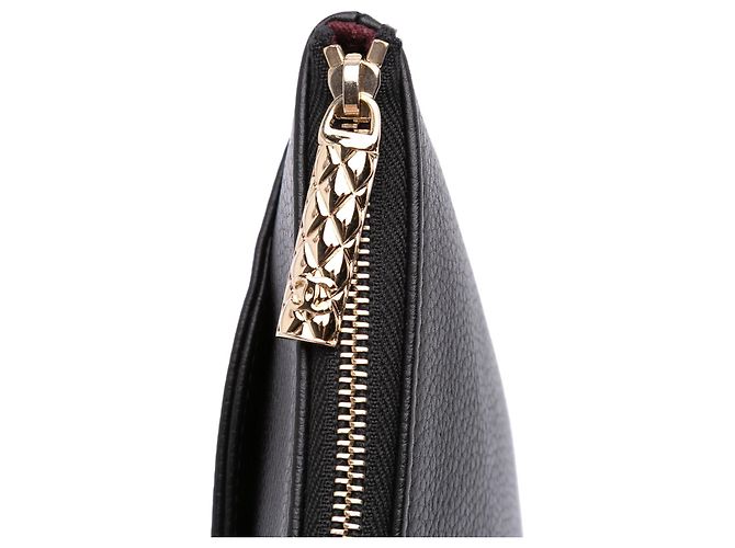 Clutch Neo Executive in pelle di vitello nera Chanel Nero - vista 8