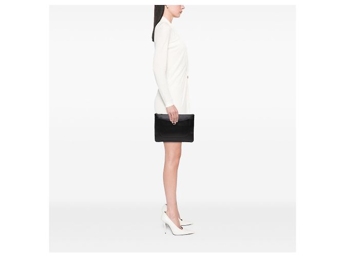 Clutch Neo Executive in pelle di vitello nera Chanel Nero - vista 9