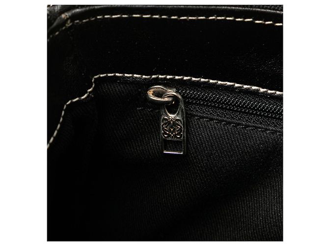LOEWE Graue Anagramm-Canvas Umhängetasche Braun - Ansicht 9