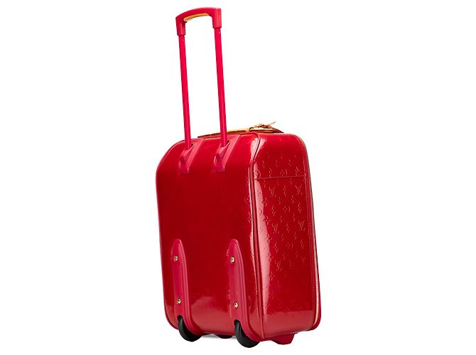 Louis Vuitton Rosso Monogram Vernis Pegase 45 - vista 2