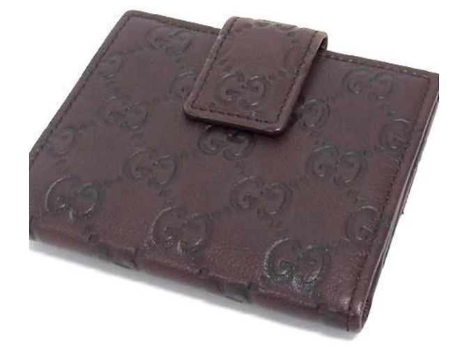 Billetera Bifold Guccissima de Gucci Castaño - vista 2