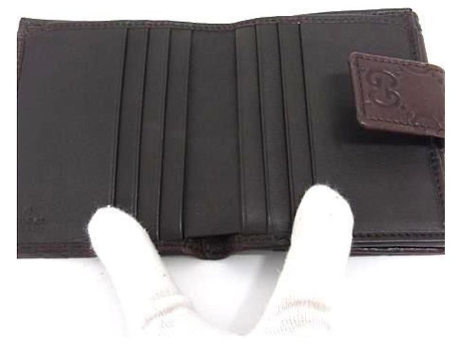 Billetera Bifold Guccissima de Gucci Castaño - vista 3