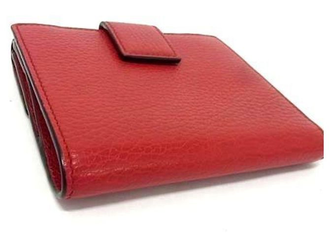 Portafoglio bi-fold Gucci Interlocking G Rosso - vista 2