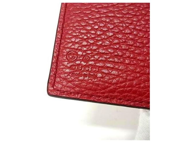 Portafoglio bi-fold Gucci Interlocking G Rosso - vista 6