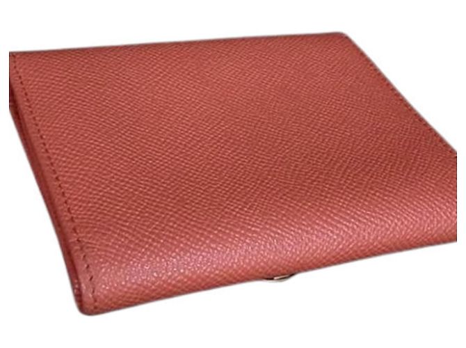 Bulgari Bvlgari Orange Leather Women's Tri-fold Wallet - view 2