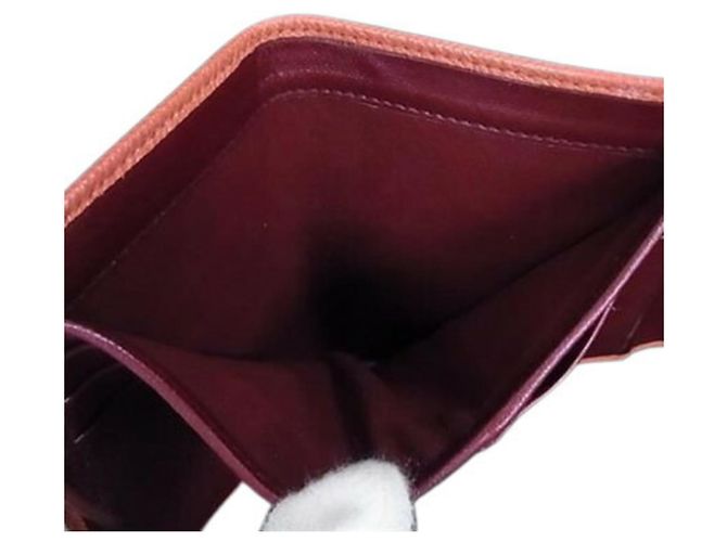Bulgari Bvlgari Orange Leather Women's Tri-fold Wallet - view 7
