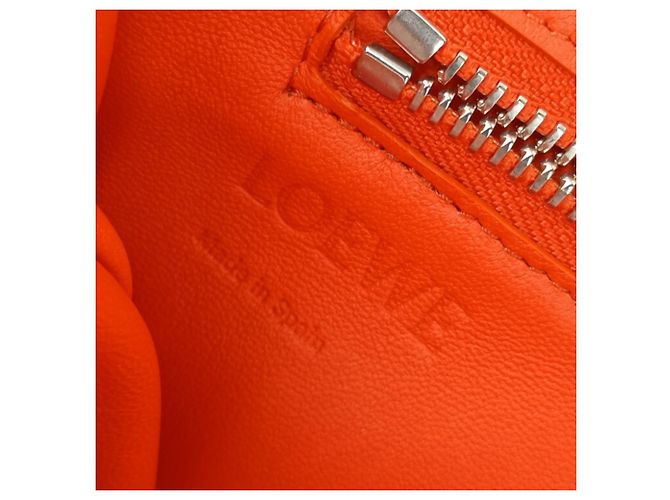 Borsa a spalla/crossbody Loewe Goya Puffer Arancione Cachi - vista 9
