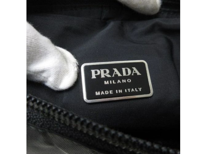Borsa a Spalla Triangle Prada Nero - vista 10
