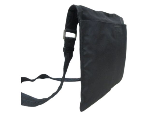 Borsa a Spalla Triangle Prada Nero - vista 2
