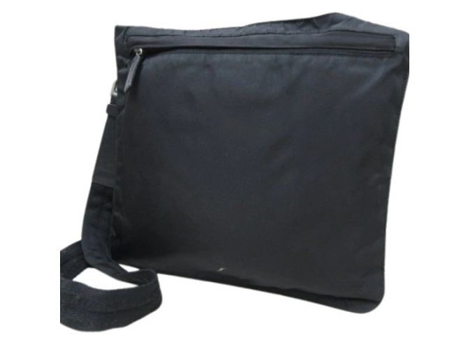 Borsa a Spalla Triangle Prada Nero - vista 3