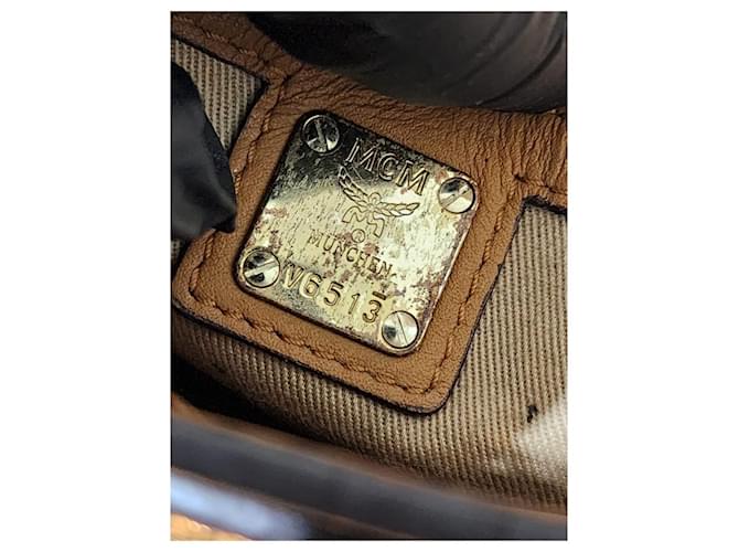 Borsa a tracolla MCM Visetos Millie Marrone - vista 10