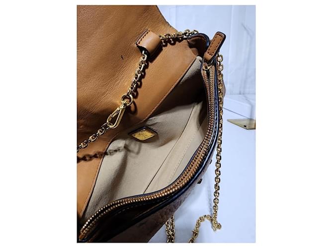 Borsa a tracolla MCM Visetos Millie Marrone - vista 13