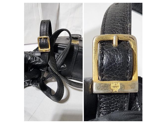 MCM Vintage Nieten Eimer Tasche Schwarz - Ansicht 10