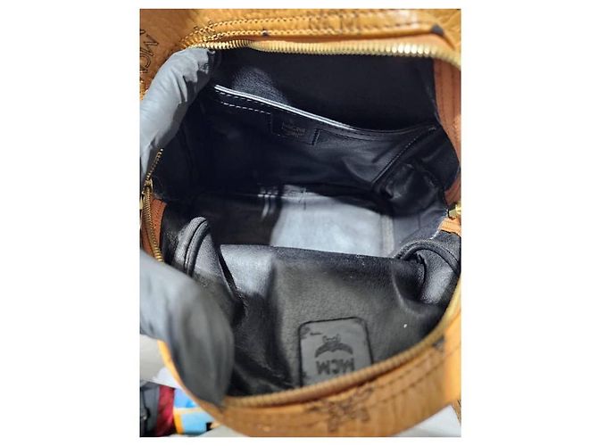 MCM Stark Zaino Medio con Borchie Laterali Marrone - vista 10