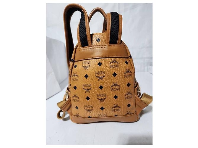 MCM Stark Zaino Medio con Borchie Laterali Marrone - vista 13