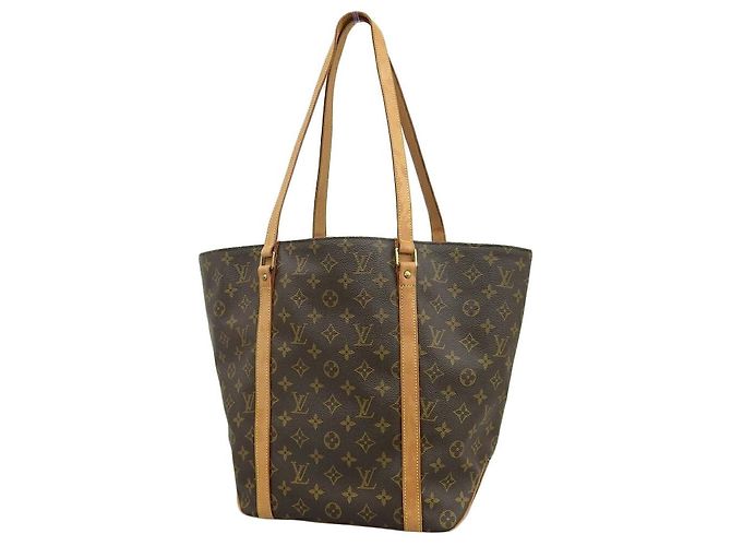 Borsa Tote Monogram Louis Vuitton M51108 Marrone - vista 2