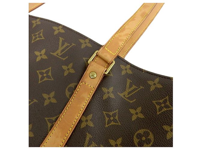 Borsa Tote Monogram Louis Vuitton M51108 Marrone - vista 5