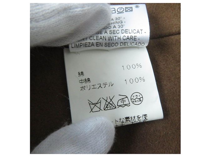 Hermès Giacca in cotone poliestere Hermes Serie Beige - vista 10
