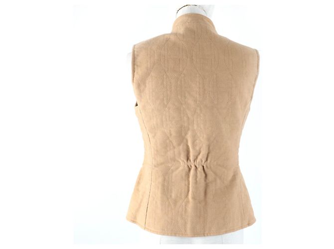 Hermès Giacca in cotone poliestere Hermes Serie Beige - vista 3