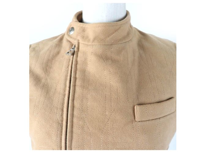 Hermès Giacca in cotone poliestere Hermes Serie Beige - vista 4