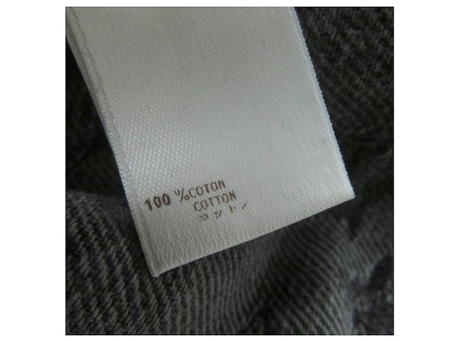Pantalones de denim de algodón Monogram Louis Vuitton Negro - vista 12