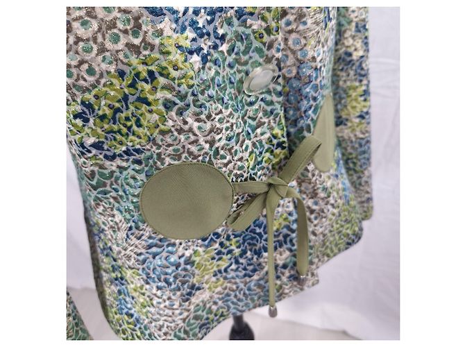 Pierre Cardin Festjacke mit floralem Muster Mehrfarben Grün - Ansicht 9