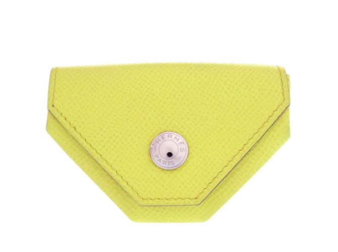 Monedero Hermès Levain Quatre Dorado - vista 2