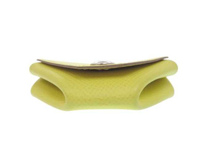 Monedero Hermès Levain Quatre Dorado - vista 4
