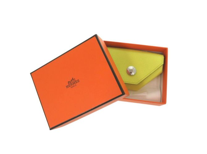 Monedero Hermès Levain Quatre Dorado - vista 5