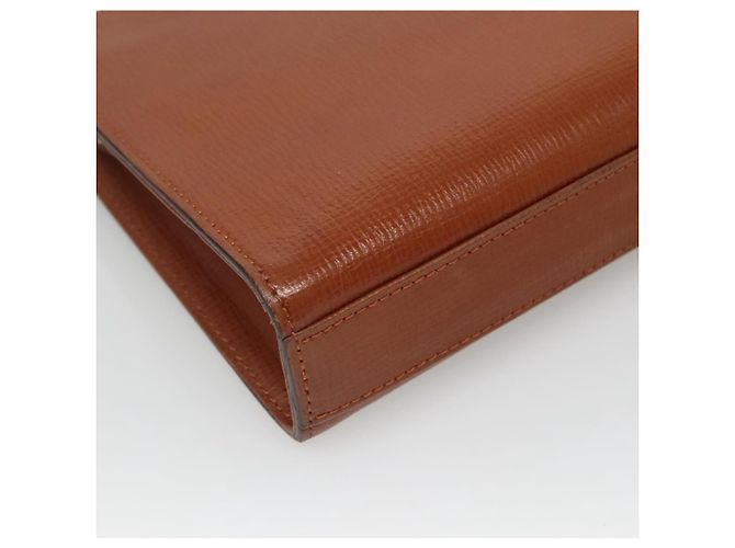 Autre Marque Borsa a mano Burberrys in pelle marrone dorato Auth ep9814 D'oro - vista 11