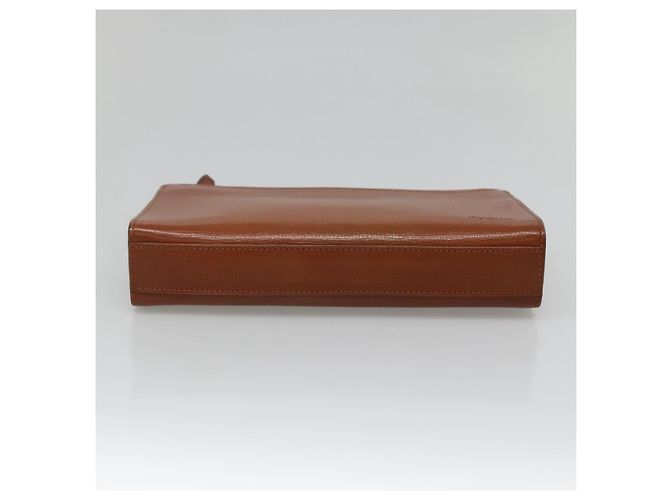 Autre Marque Borsa a mano Burberrys in pelle marrone dorato Auth ep9814 D'oro - vista 7