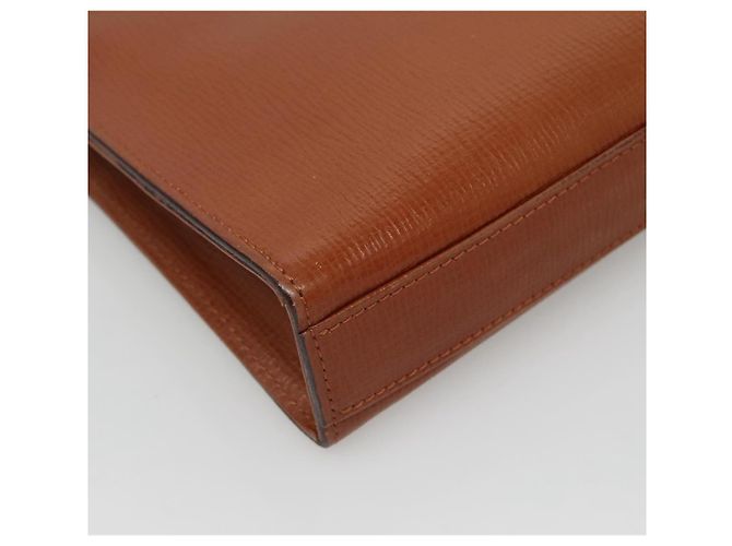 Autre Marque Borsa a mano Burberrys in pelle marrone dorato Auth ep9814 D'oro - vista 9
