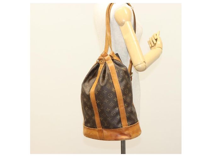 LOUIS VUITTON Borsa a Spalla Monogram Randonnee PM M42243 LV Auth 128309 Monogramma - vista 20