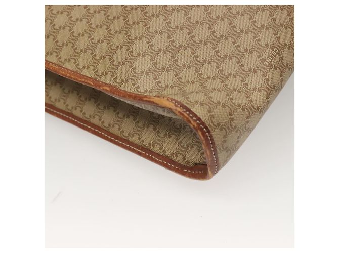 Céline CELINE Macadam Canvas Tote Bag Beige Gold Auth gh382 Golden - Ansicht 12