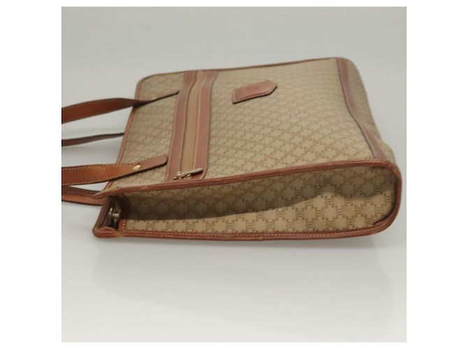 Céline CELINE Macadam Canvas Tote Bag Beige Gold Auth gh382 Golden - Ansicht 5