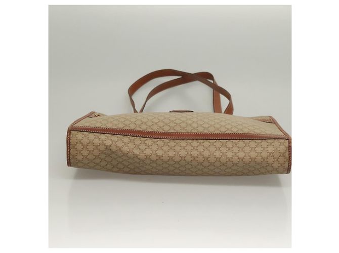 Céline CELINE Macadam Canvas Tote Bag Beige Gold Auth gh382 Golden - Ansicht 9
