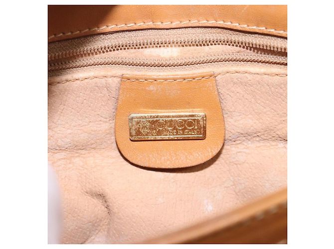 Gucci Bolsa de Ombro Micro GG Supreme PVC Bege Dourado 004 106 0024 Auth ep9330 - vista 16