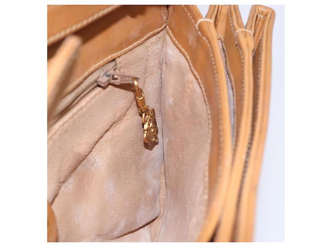 Gucci Bolsa de Ombro Micro GG Supreme PVC Bege Dourado 004 106 0024 Auth ep9330 - vista 18