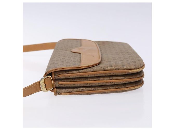 Gucci Bolsa de Ombro Micro GG Supreme PVC Bege Dourado 004 106 0024 Auth ep9330 - vista 5