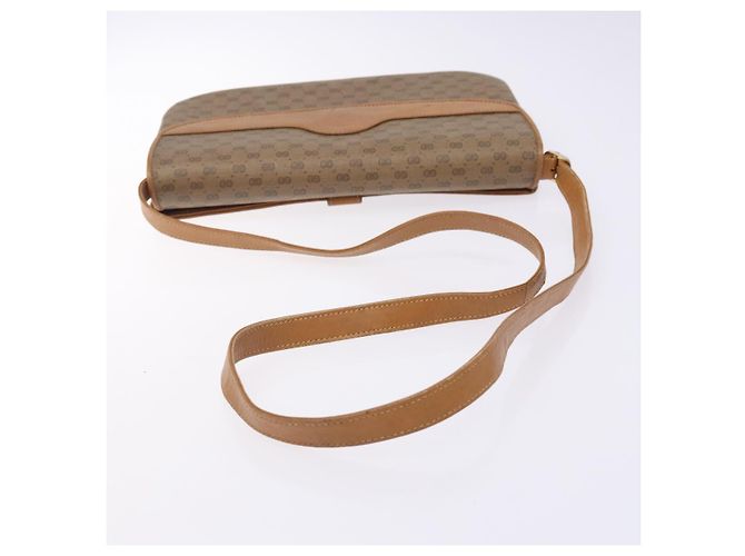 Gucci Bolsa de Ombro Micro GG Supreme PVC Bege Dourado 004 106 0024 Auth ep9330 - vista 7