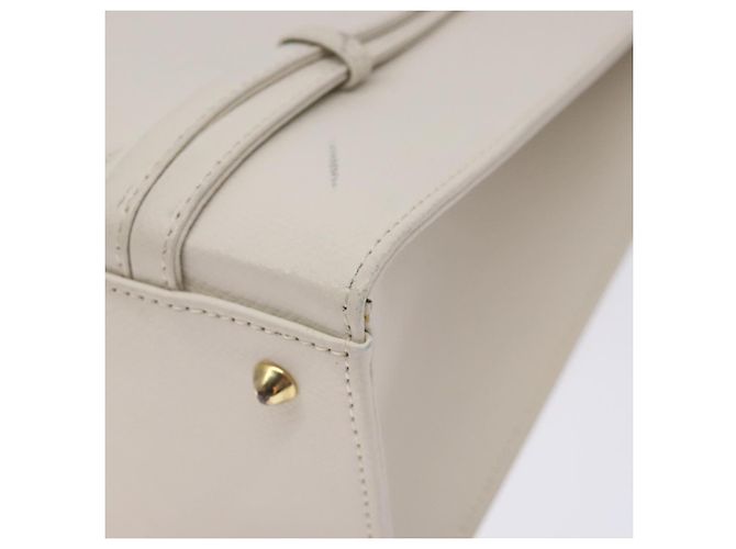Borsa a Spalla MCM in Pelle Bianca e Oro Auth bs27684 Bianco D'oro - vista 10