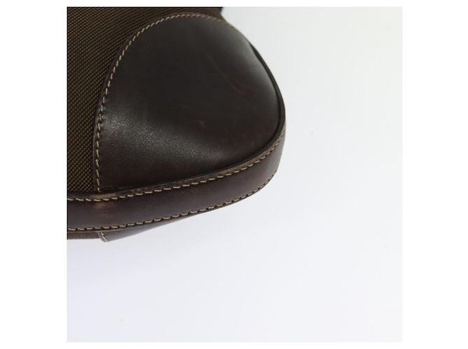 Borsa a Spalla PRADA in Tela Marrone Oro Auth ep9878 D'oro - vista 13
