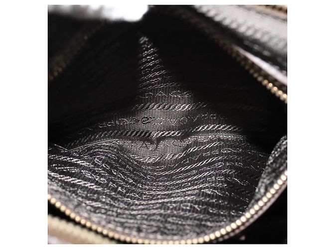 Borsa a Spalla PRADA in Tela Marrone Oro Auth ep9878 D'oro - vista 19