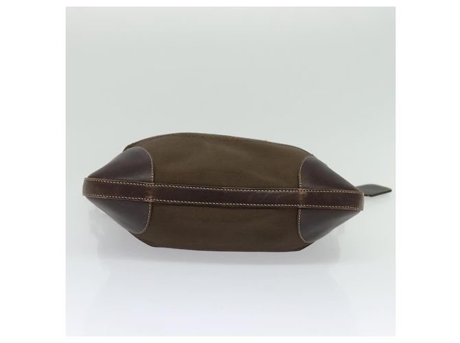 Borsa a Spalla PRADA in Tela Marrone Oro Auth ep9878 D'oro - vista 9